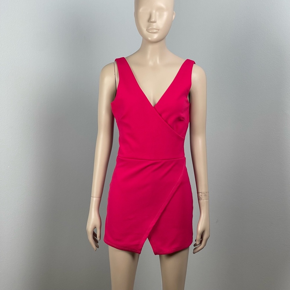 Vintage Shasa Hot Pink Mini romper size medium